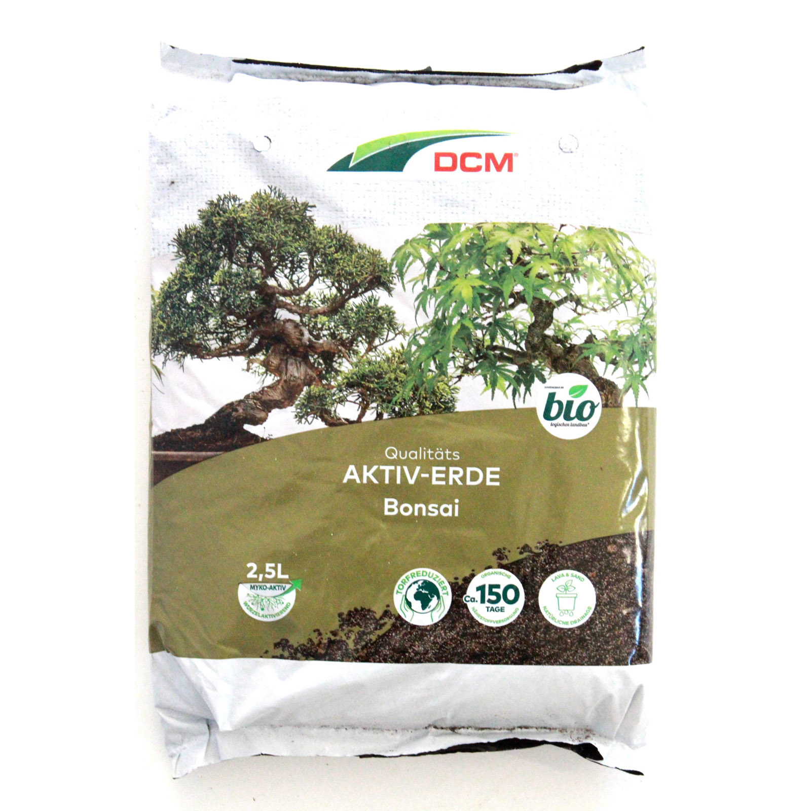 Cuxin DCM 2,5 l Aktiv-Erde Bonsai BIO Pflanzenerde Blumenerde 